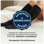 Medias de compresión con cremallera